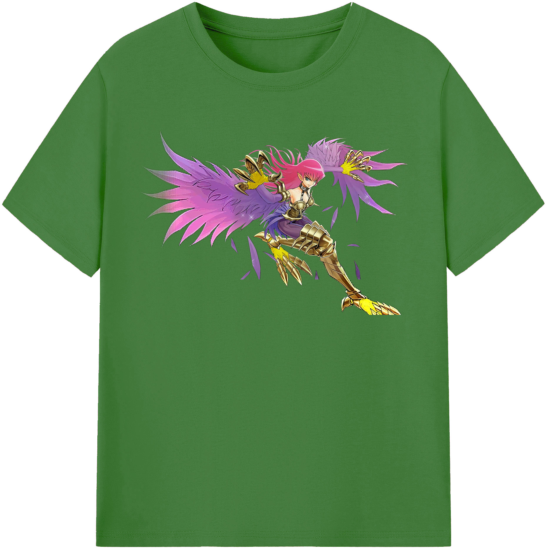 （画像用） 遊☆戯☆王 Yu-Gi-Oh! レディースカジュアルプリントTシャツ（綿100％）